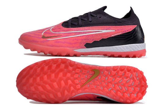 nike phantom gx elite low turf black/pink