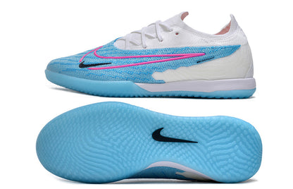 nike phantom gx elite low futsal blue/white