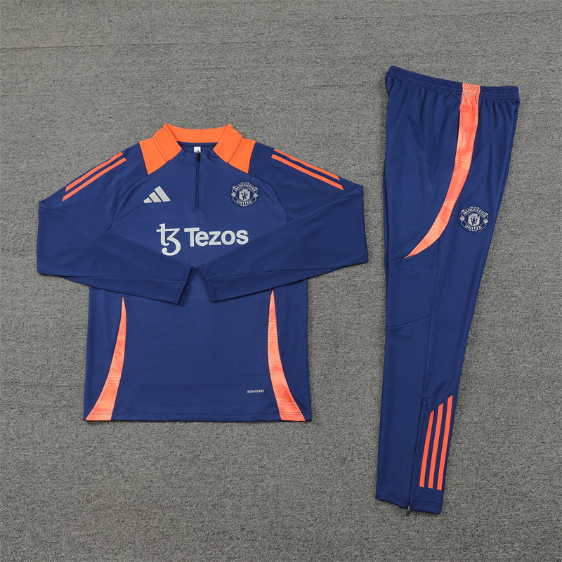 Manchester United 24/25 Tracksuit - Navy