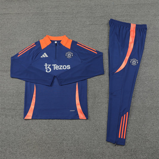 Manchester United 24/25 Tracksuit - Navy