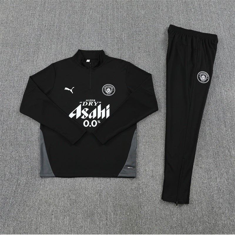 Manchester City 25/26 Tracksuit - Black