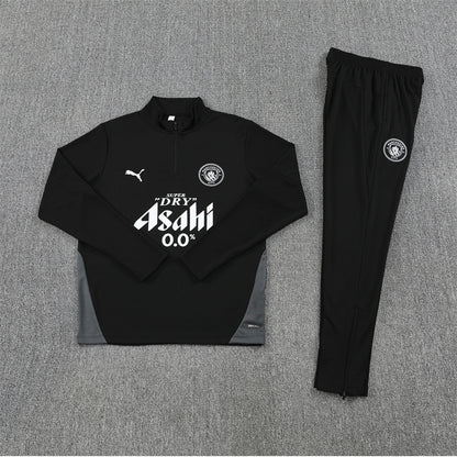 Manchester City 25/26 Tracksuit - Black