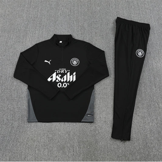 Manchester City 25/26 Tracksuit - Black
