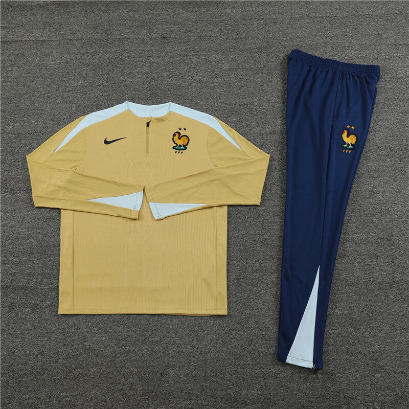 France 24/25 Tracksuit - Yellow