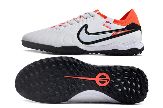 nike tiempo X legend elite turf white/black