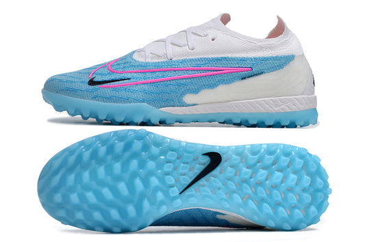 nike phantom gx elite low turf blue/white
