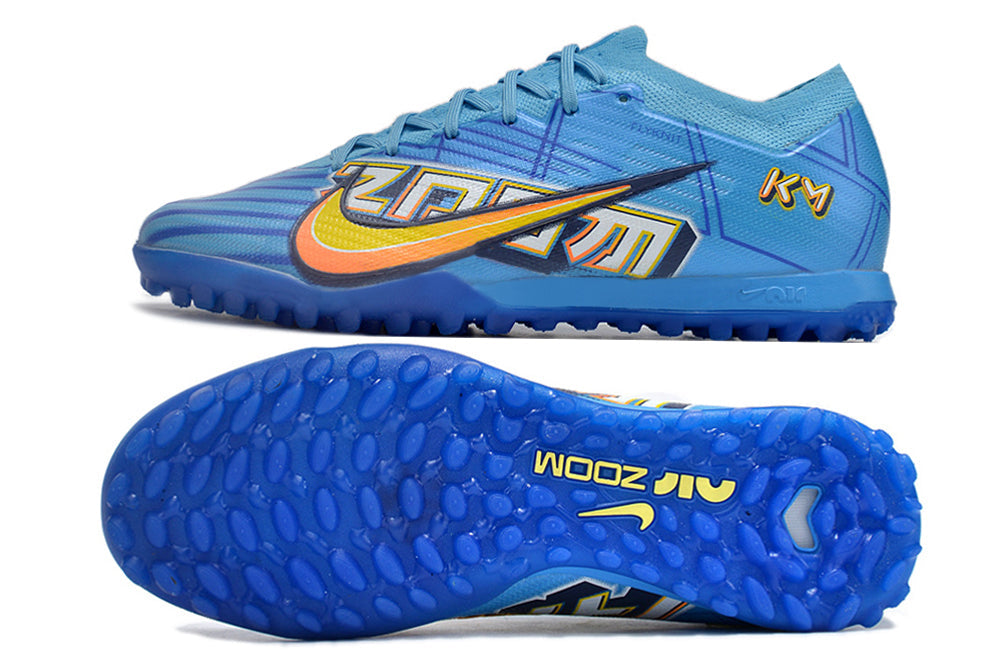 nike air zoom mercurial vapor 15 elite turf blue/yellow
