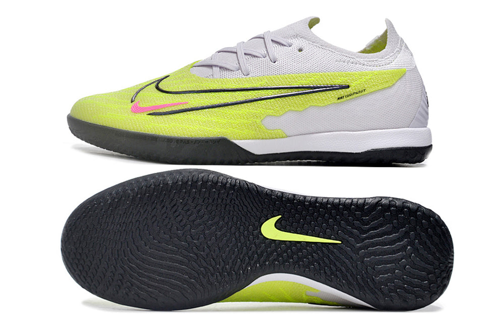 nike phantom gx elite low futsal green/white