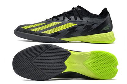 adidas x crazyfast elite futsal in black/green