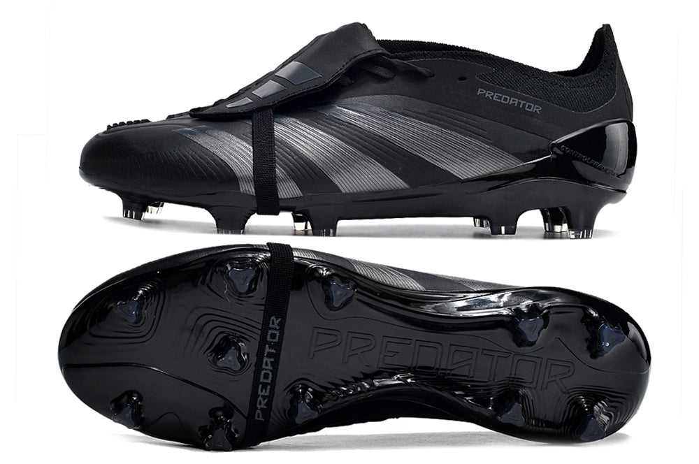 adidas predator elite fg with tongue in full black