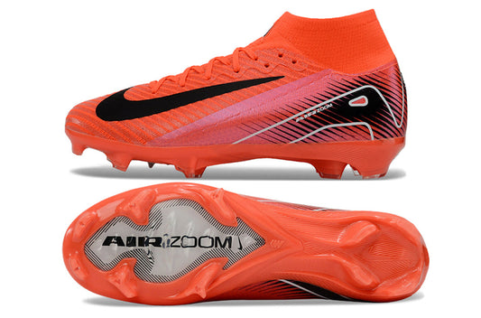 Nike air zoom mercurial superfly 10 elite, red/black, available in FG, and turf.
