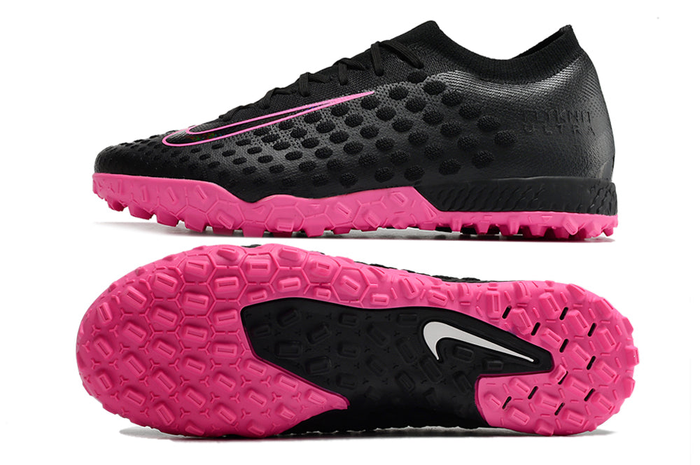 nike phantom ultra venom elite turf black/pink