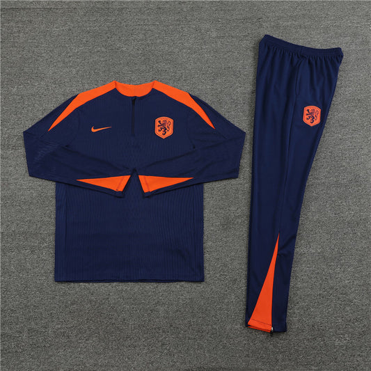 Netherlands 24/25 Tracksuit - Navy