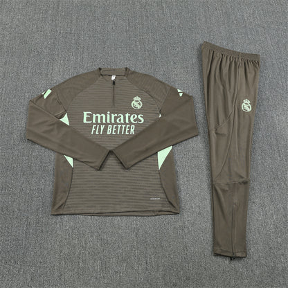 Real Madrid 25/26 Tracksuit - Olive