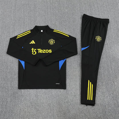 Manchester United 25/26 Tracksuit - Black