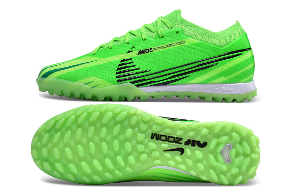 nike air zoom mercurial vapor 15 elite turf green/black