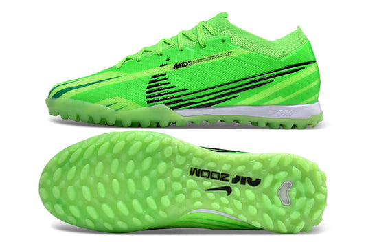 nike air zoom mercurial vapor 15 elite turf green/black