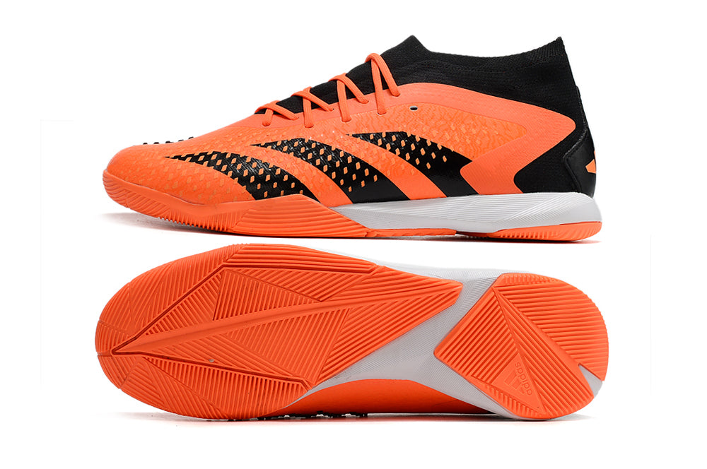 adidas predator accuracy elite futsal  in black/orange