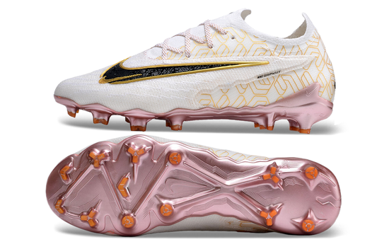nike phantom gx elite fg low white/gold