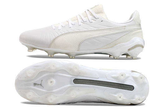Puma king, full white, available in FG.