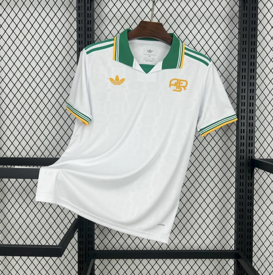 AS Roma 25/26 Third White Football Short Sleeve Jersey Designed By Adidas