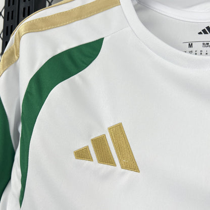 Close-up of the Adidas logo on the Adidas Italy 2026 World Cup Pro Training White Jersey