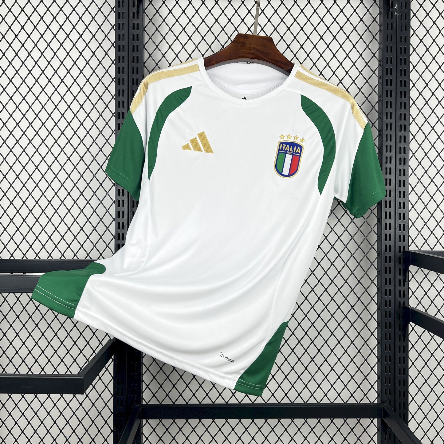 front view of the Adidas Italy 2026 World Cup Pro Training White Jersey