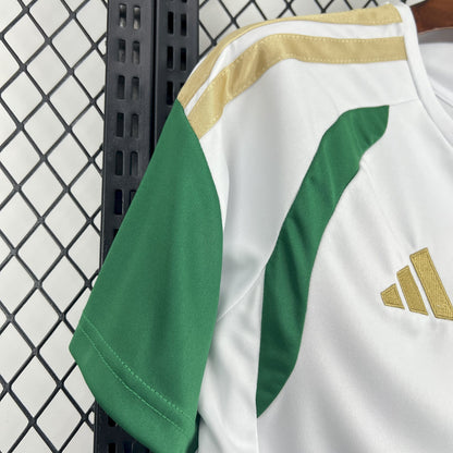 Shoulder view of the Adidas Italy 2026 World Cup Pro Training White Jersey
