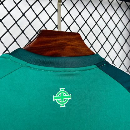 back collar of the Adidas Northern Ireland 2026 Home Jersey