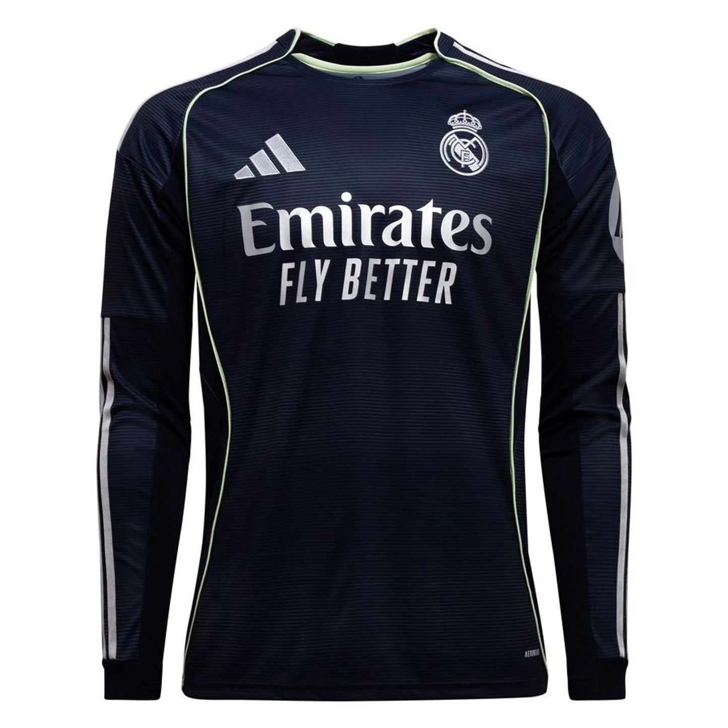 Adidas Real Madrid 2025/26 Away Long Sleeve Jersey