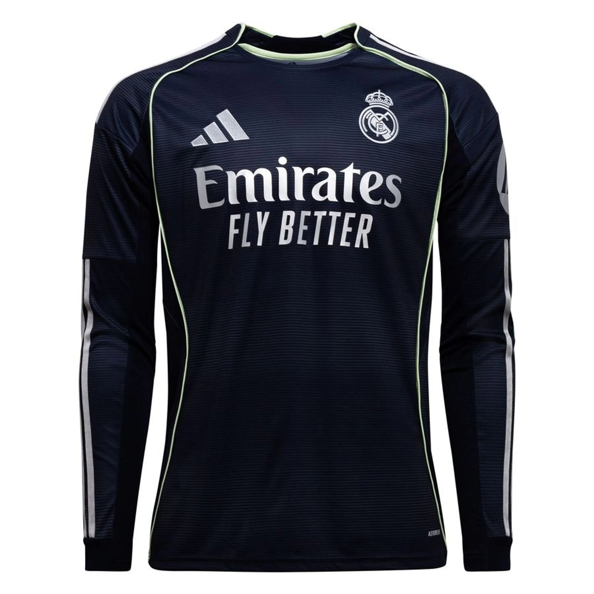 Adidas Real Madrid 2025/26 Away Long Sleeve Jersey