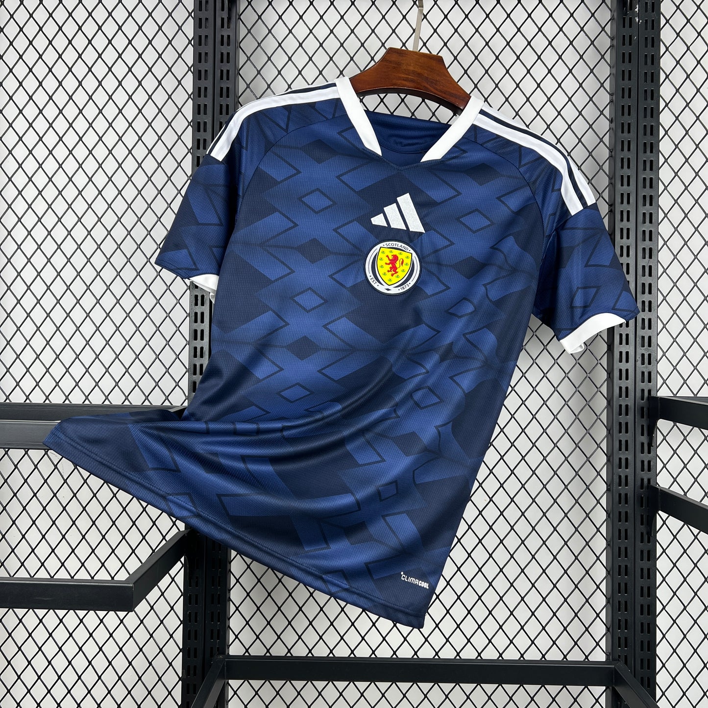 front view of the Adidas Scotland 2026 World Cup Home Jersey.