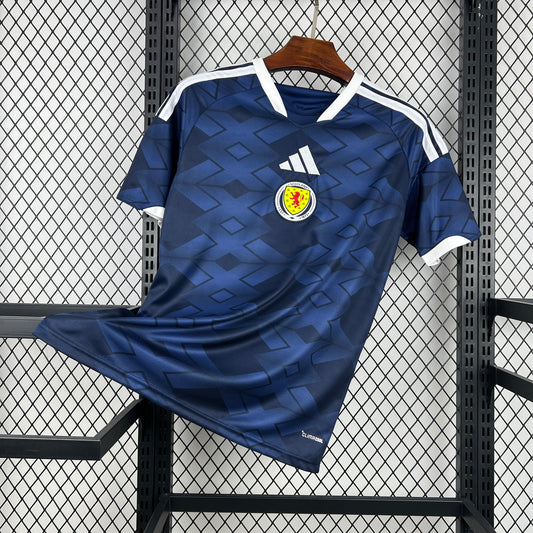front view of the Adidas Scotland 2026 World Cup Home Jersey.
