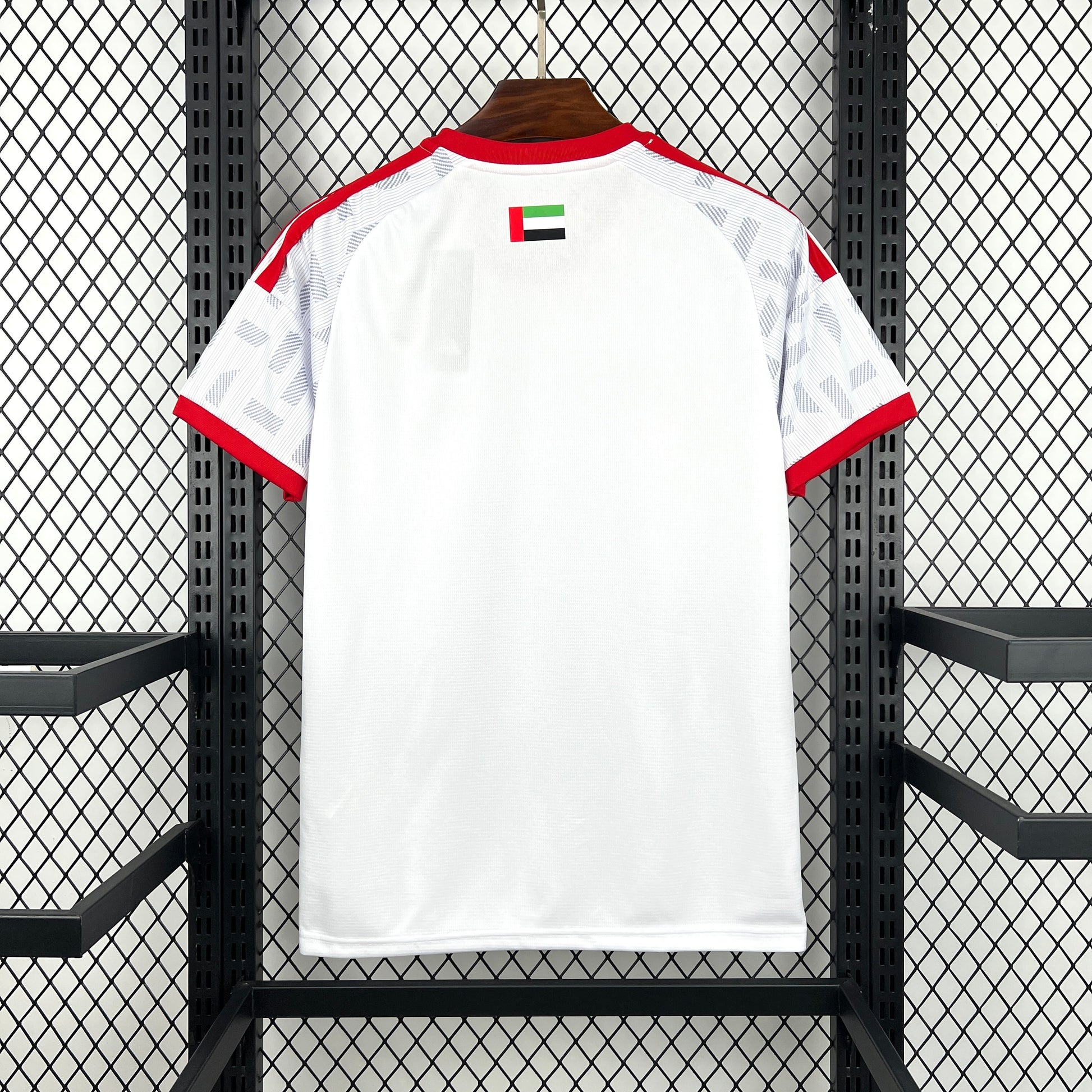 Back view of the Adidas UAE 2026 World Cup Home White Jersey.