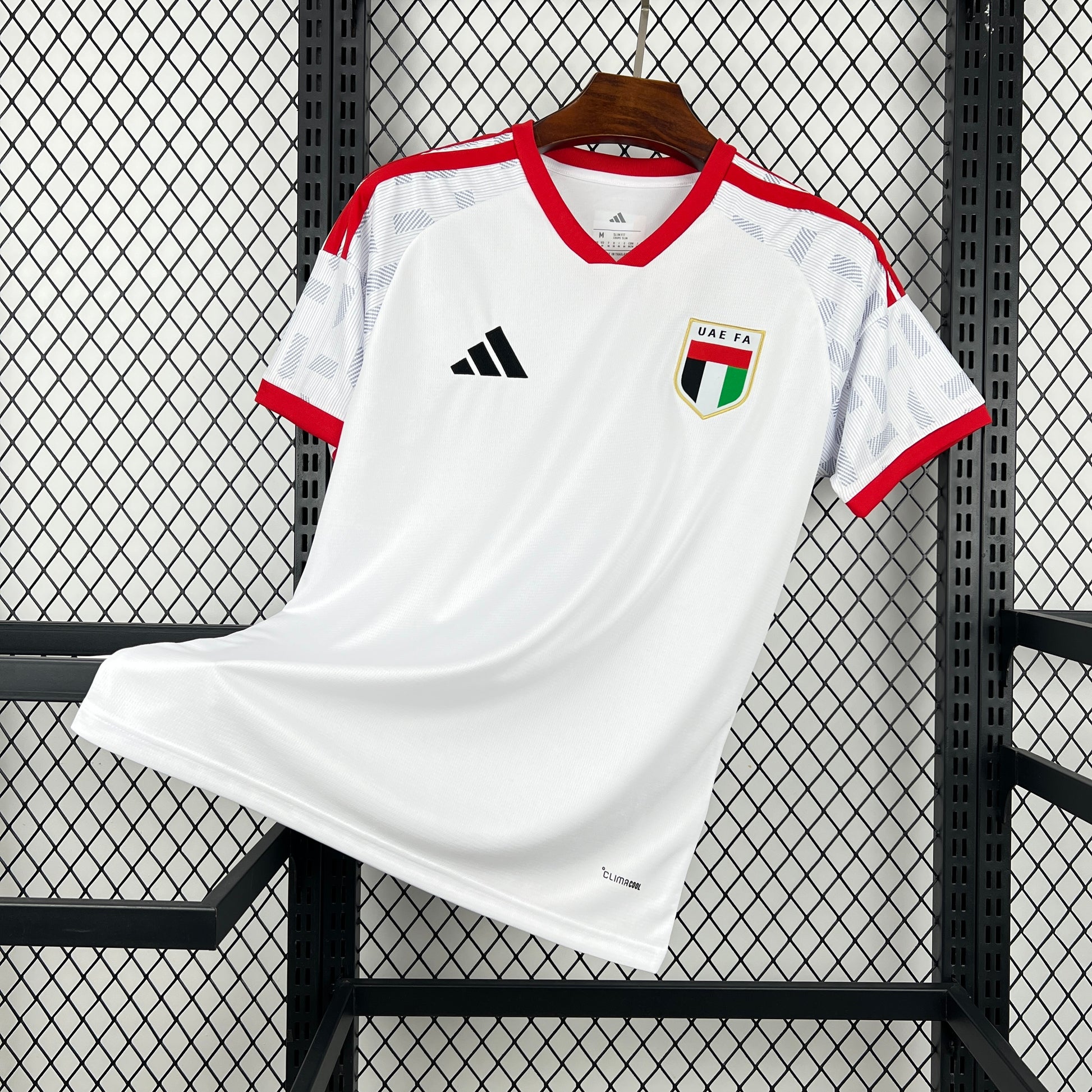 front view of the Adidas UAE 2026 World Cup Home White Jersey.