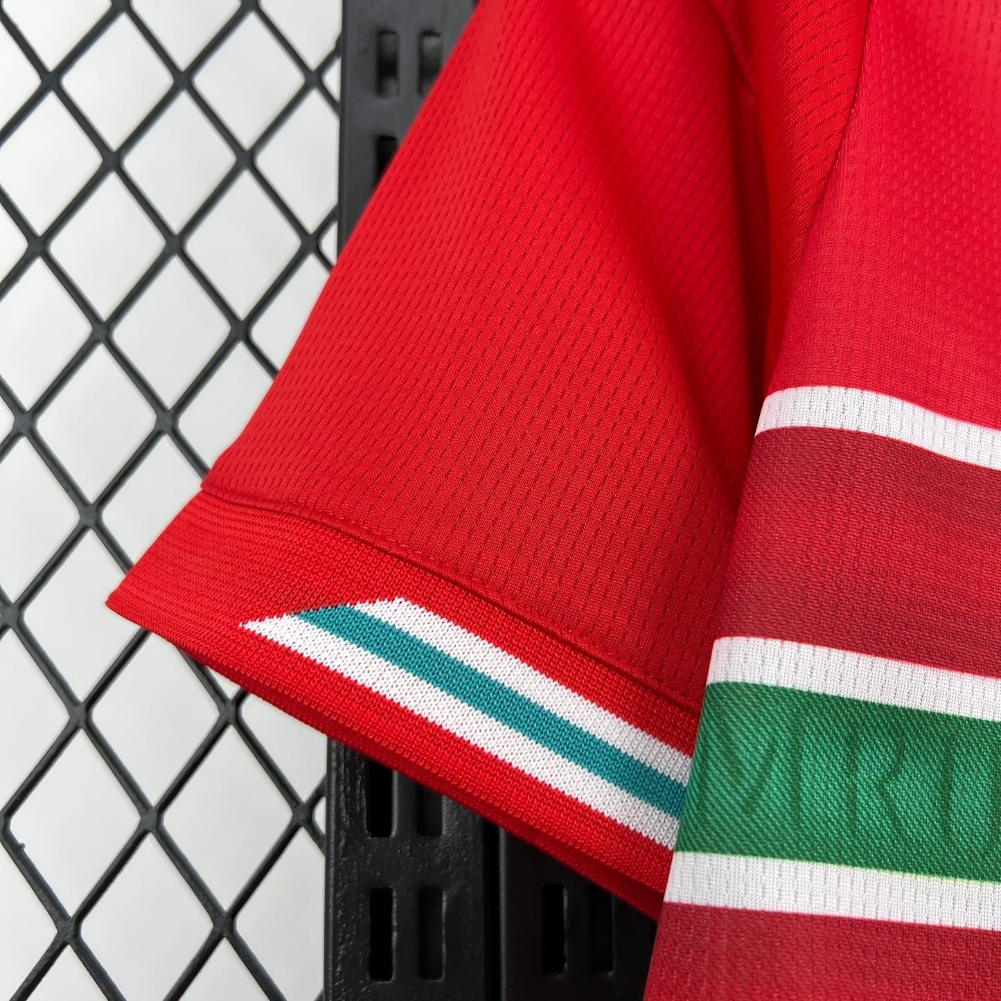 sleeve of the Adidas Wales 2026 World Cup Home Jersey