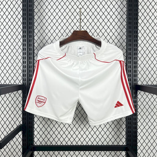 Arsenal 25/26 Home White Shorts