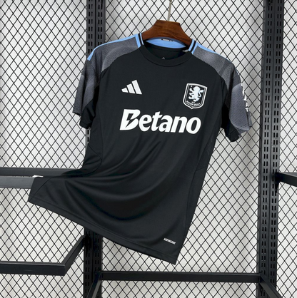 Aston Villa 2025/26 Away Black Jersey