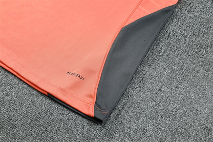 Bayern Munich 25/26 Quarter-Zip Tracksuit Orange top bottom right view
