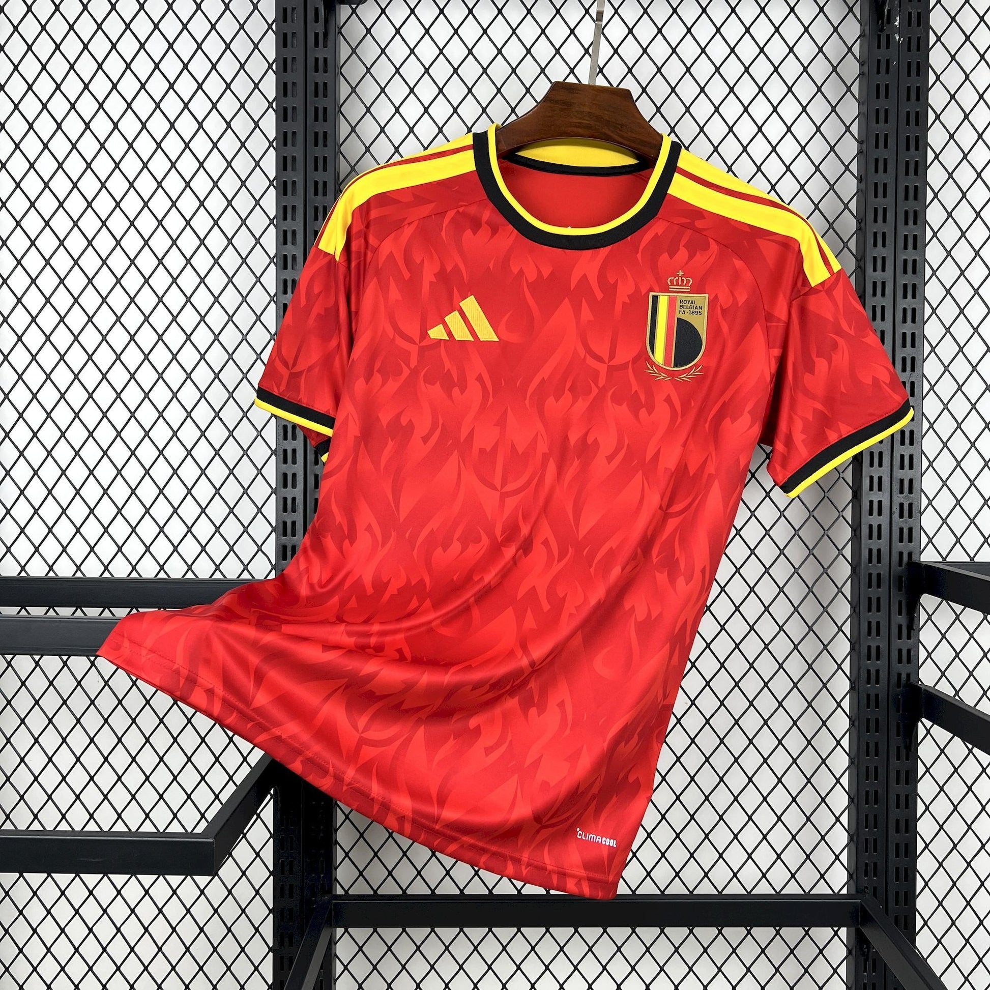 Front view of the Belgium 2026 Home World Cup Red Jersey.