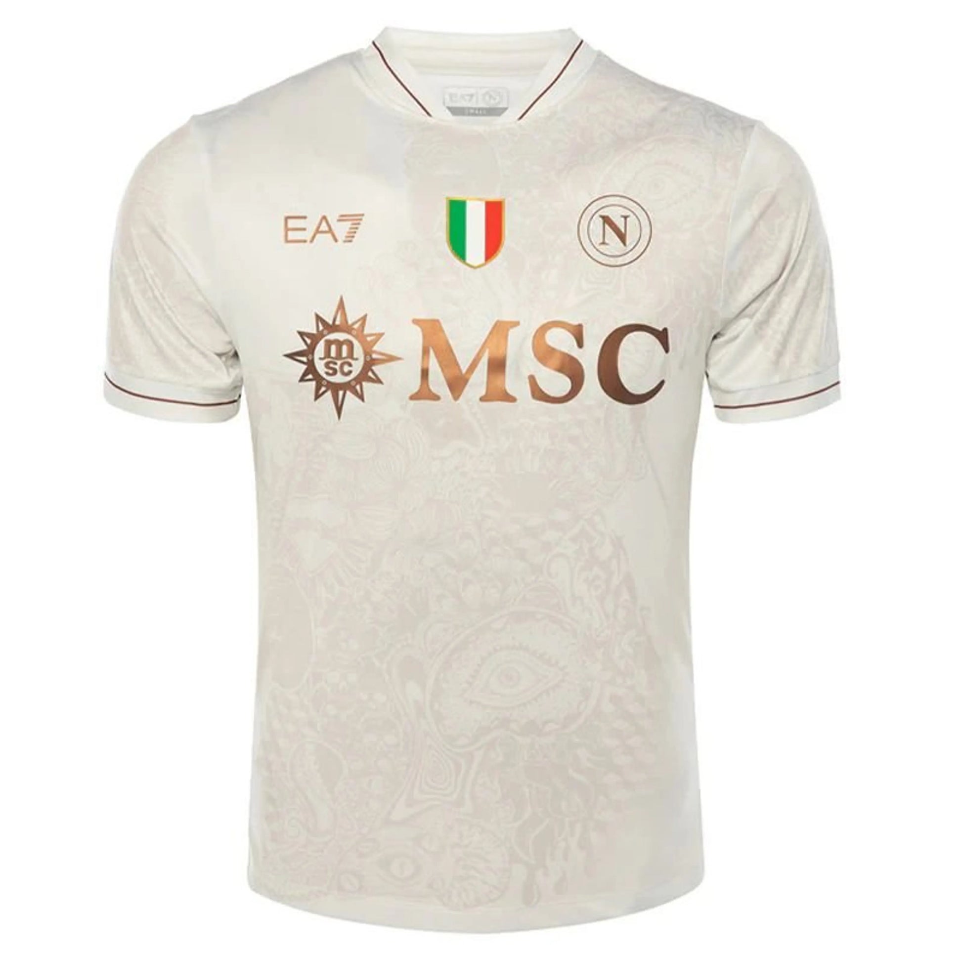EA7 SSC Napoli 2025/26 Away White Shirt