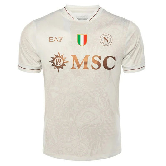 EA7 SSC Napoli 2025/26 Away White Shirt