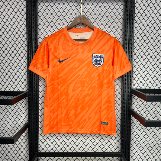 England 24/25 Goalkeeper Orange Footballl Jersey