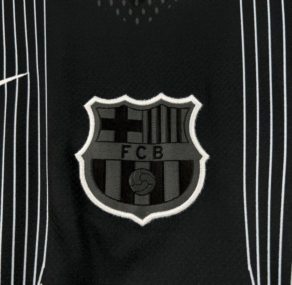 FC Barcelona 2025/26 Black and White Special Edition Jersey