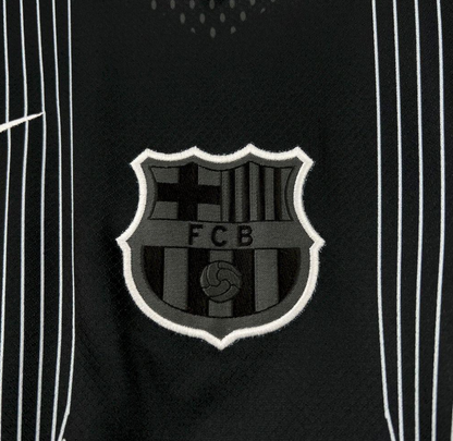 FC Barcelona 2025/26 Black and White Special Edition Jersey