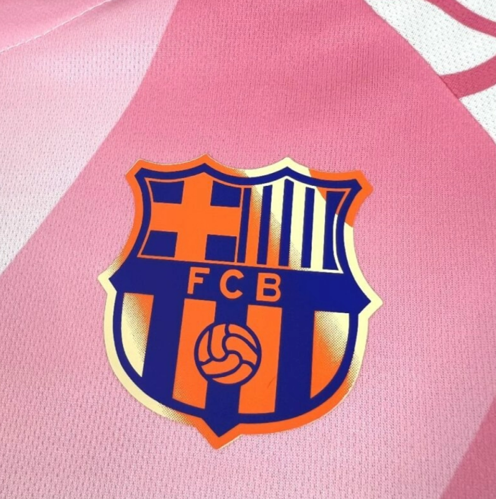 FC Barcelona 2025/26 White and Pink Special Edition Jersey