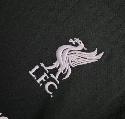 LFC logo on the Liverpool FC 2024/2025 Away Jersey