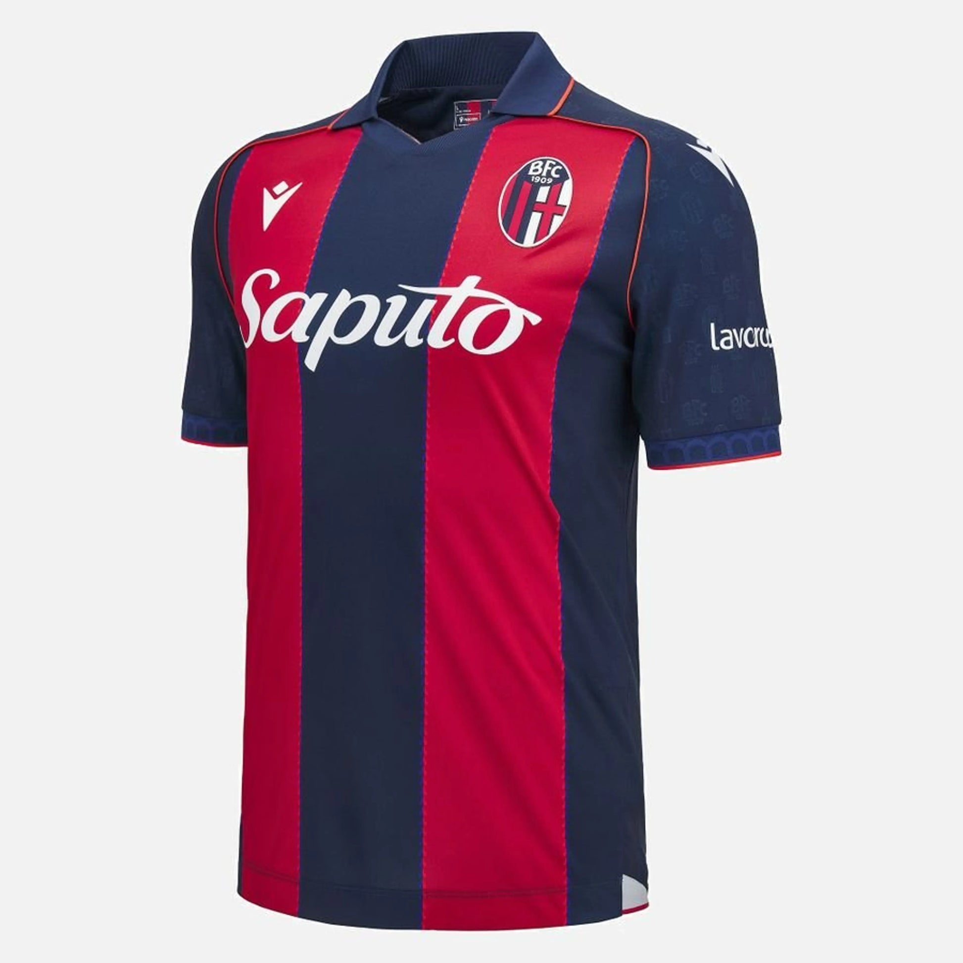 Macron Bologna FC Men's Home Shirt 2026/27 - Navy/Red