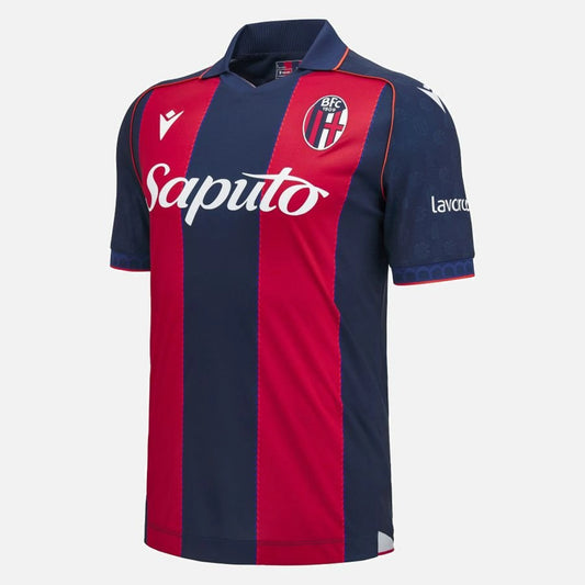 Macron Bologna FC Men's Home Shirt 2026/27 - Navy/Red