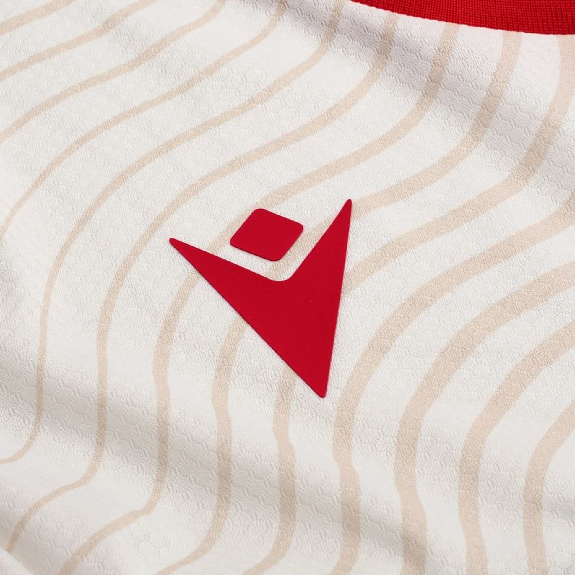 Macron logo view of the Albania Away Shirt World Cup 2026